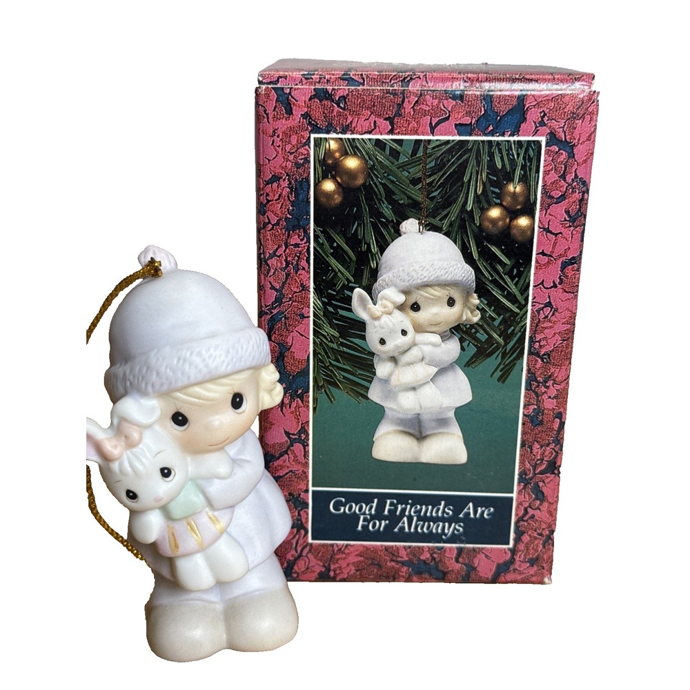 Z4-‎ Precious Moments 1992 Ornament Good Friends Are For Always #524131